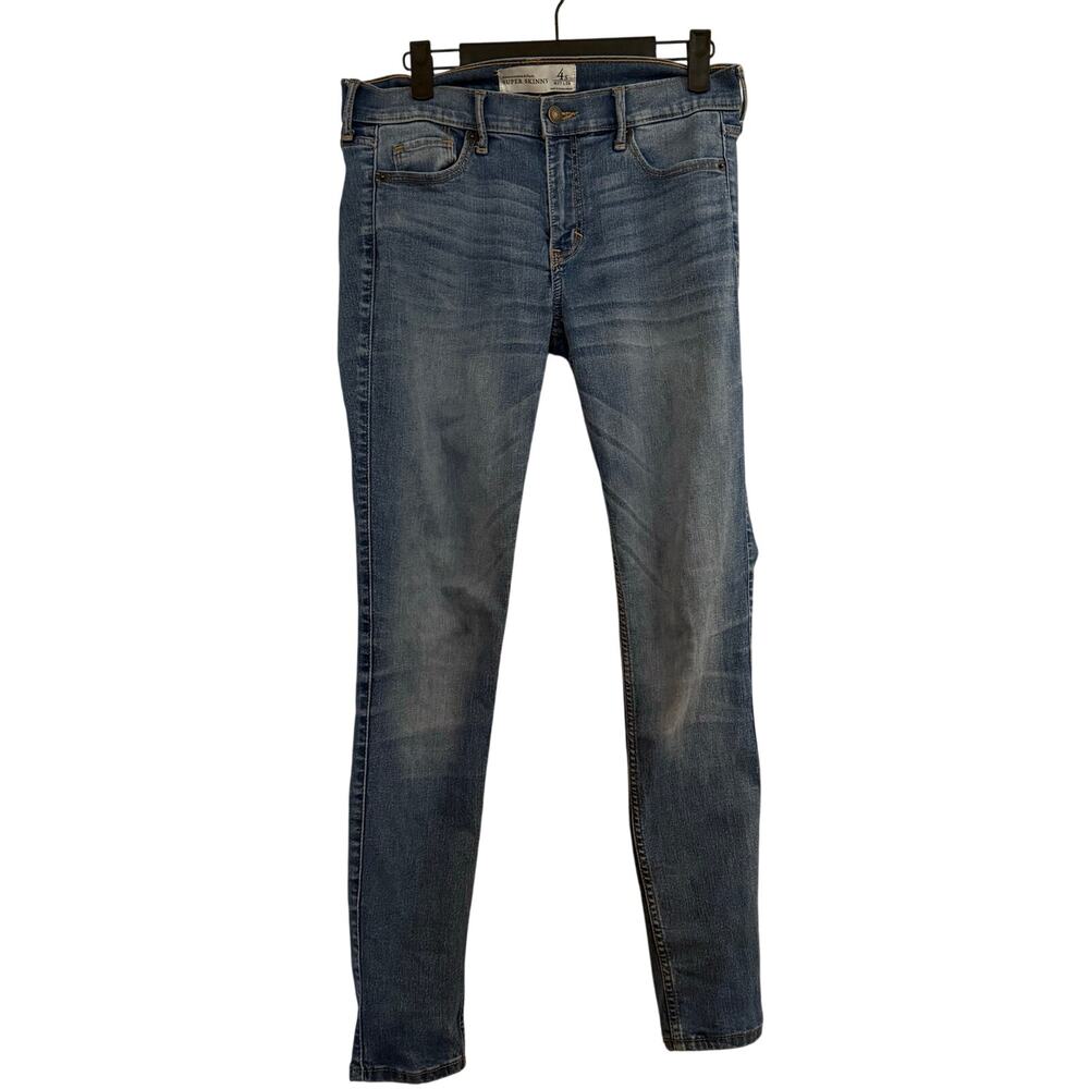 Abercrombie‎ & Fitch Women Jeans Blue Super Skinny 4S